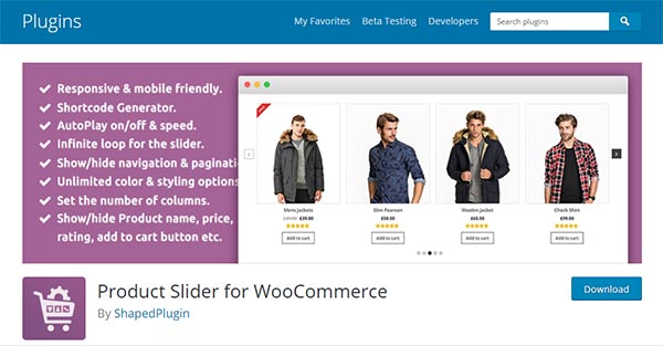 افزونه اسلایدر محصولات ووکامرس Product Slider for WooCommerce
