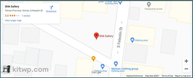 google maps element kitwp