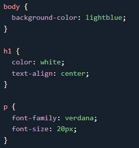 نمونه کدهای ساده CSS